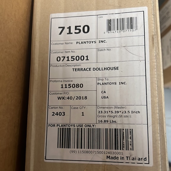 The Plan Toys Terrace Dollhouse wooden - Picture 4 of 4